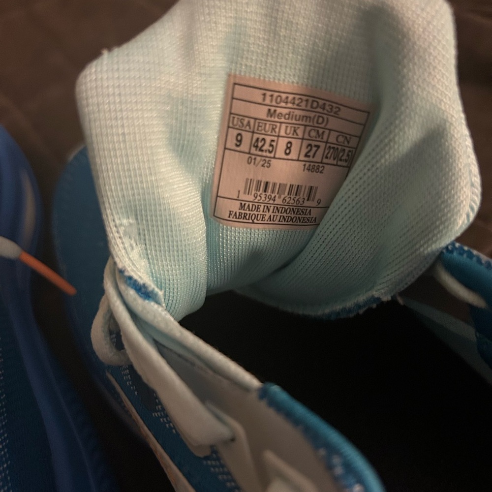 Brooks Blue and Orange Athletic Shoes - Picture 9 of 10